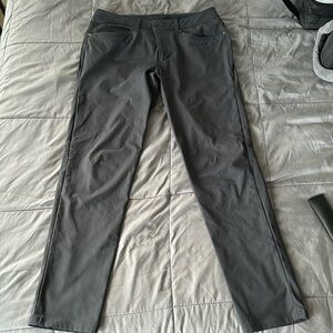 Lululemon ABC Dark Grey Pants 34” Waist